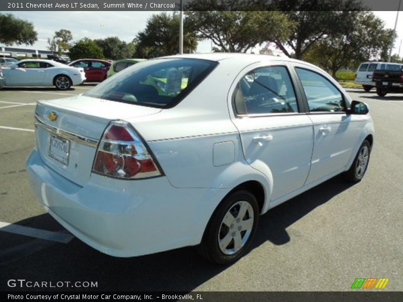 Summit White / Charcoal 2011 Chevrolet Aveo LT Sedan