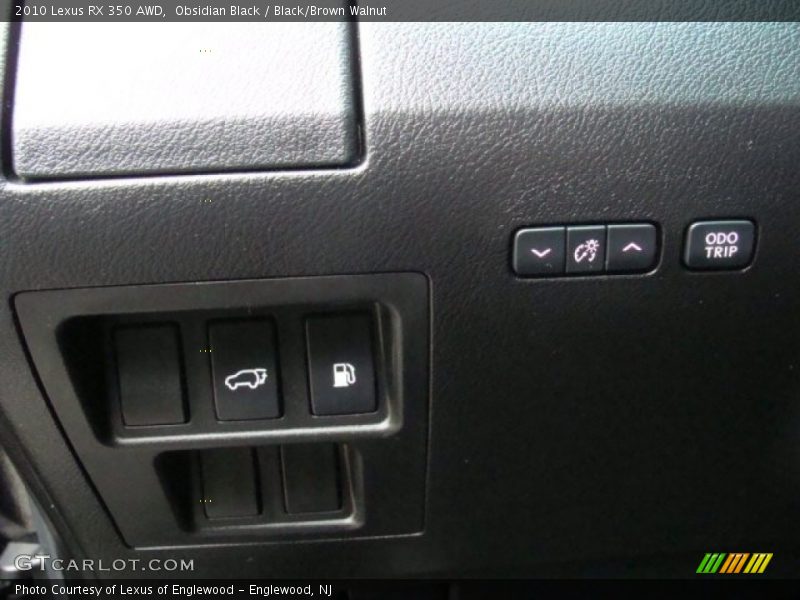 Obsidian Black / Black/Brown Walnut 2010 Lexus RX 350 AWD