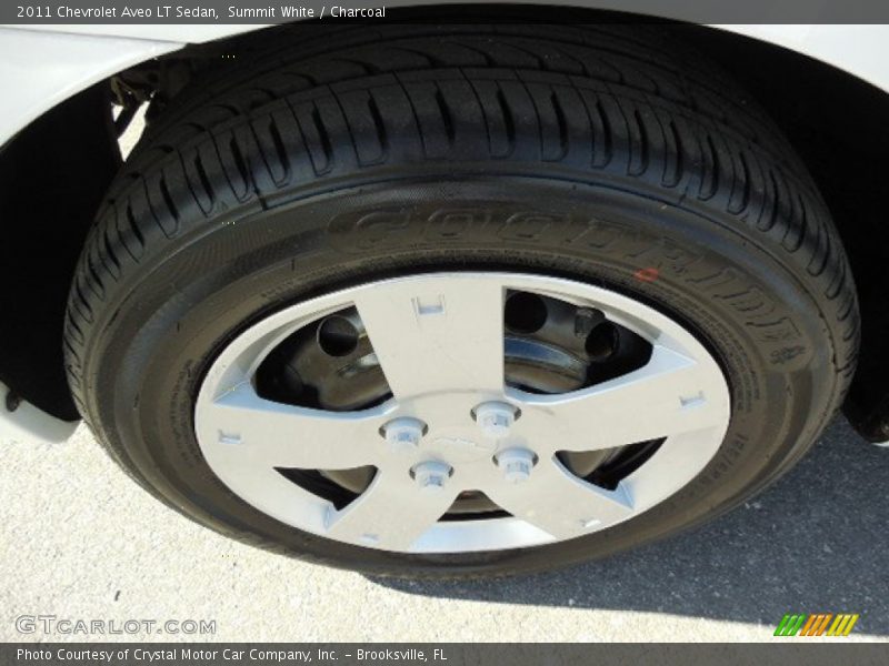 Summit White / Charcoal 2011 Chevrolet Aveo LT Sedan