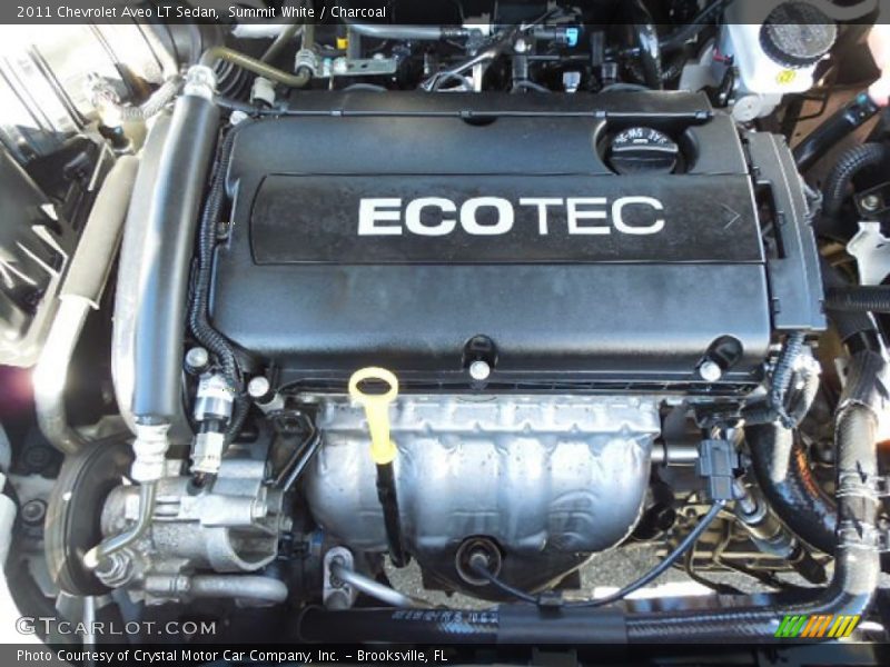 Summit White / Charcoal 2011 Chevrolet Aveo LT Sedan