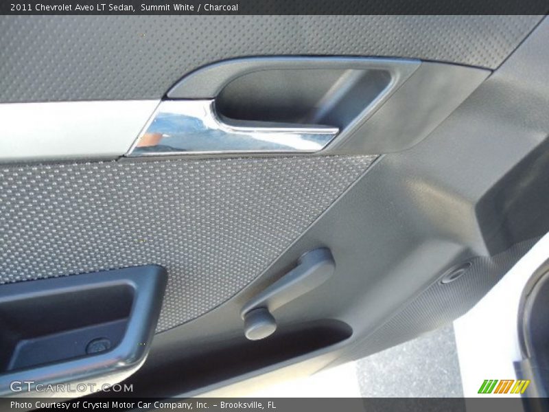 Summit White / Charcoal 2011 Chevrolet Aveo LT Sedan