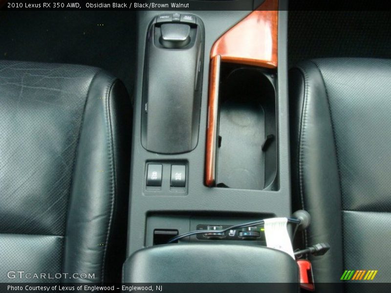 Obsidian Black / Black/Brown Walnut 2010 Lexus RX 350 AWD