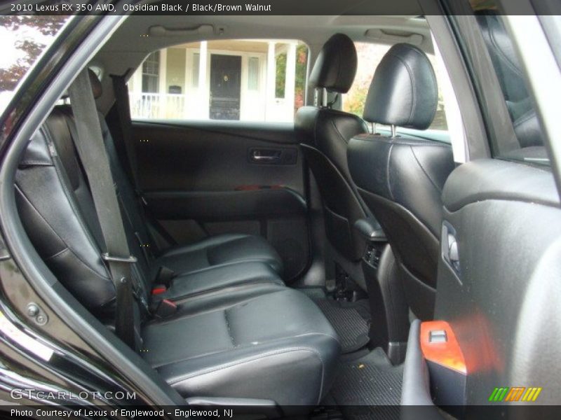 Obsidian Black / Black/Brown Walnut 2010 Lexus RX 350 AWD