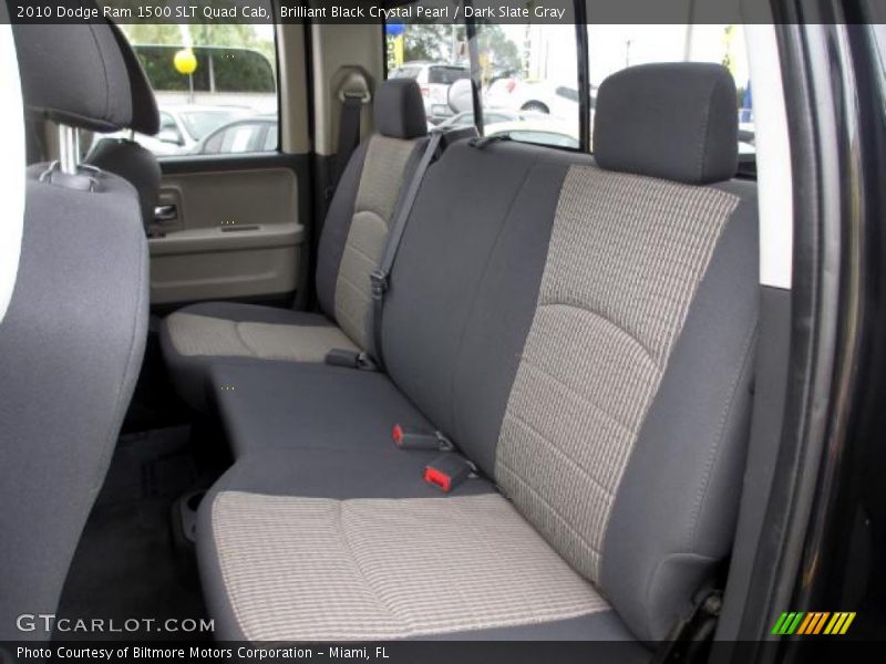 Brilliant Black Crystal Pearl / Dark Slate Gray 2010 Dodge Ram 1500 SLT Quad Cab