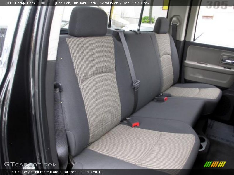 Brilliant Black Crystal Pearl / Dark Slate Gray 2010 Dodge Ram 1500 SLT Quad Cab