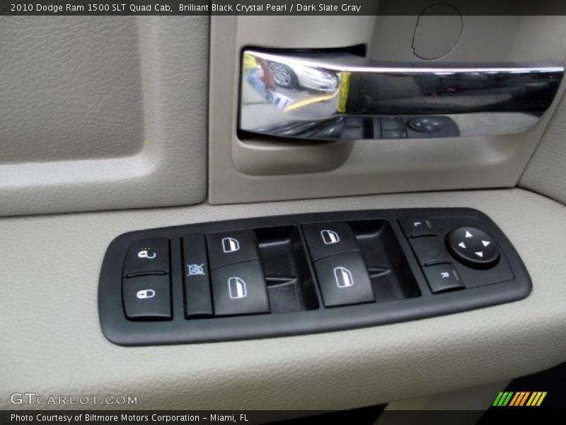 Brilliant Black Crystal Pearl / Dark Slate Gray 2010 Dodge Ram 1500 SLT Quad Cab