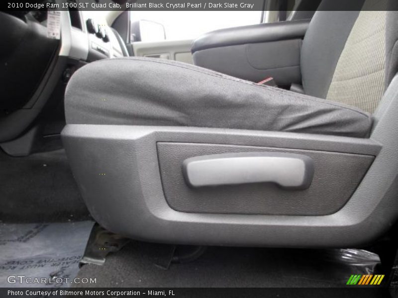 Brilliant Black Crystal Pearl / Dark Slate Gray 2010 Dodge Ram 1500 SLT Quad Cab