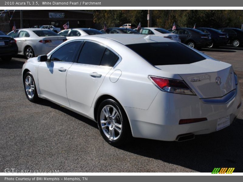 White Diamond Pearl / Parchment 2010 Acura TL 3.5