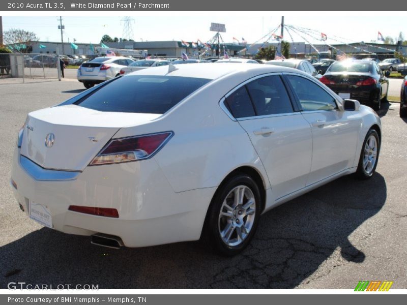 White Diamond Pearl / Parchment 2010 Acura TL 3.5
