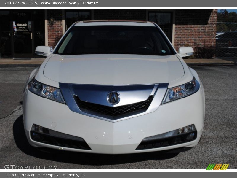 White Diamond Pearl / Parchment 2010 Acura TL 3.5
