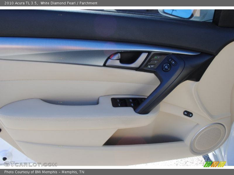 White Diamond Pearl / Parchment 2010 Acura TL 3.5