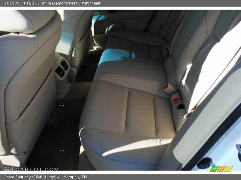 White Diamond Pearl / Parchment 2010 Acura TL 3.5