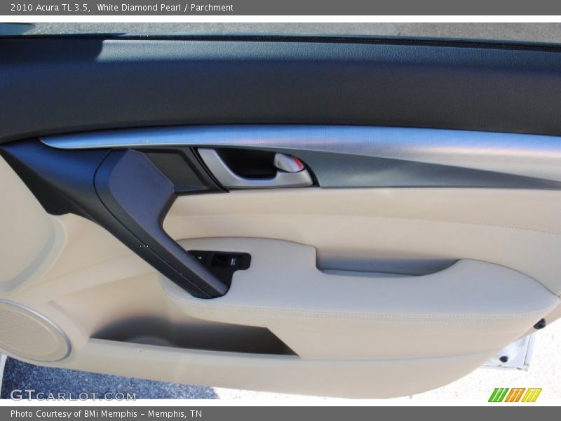 White Diamond Pearl / Parchment 2010 Acura TL 3.5