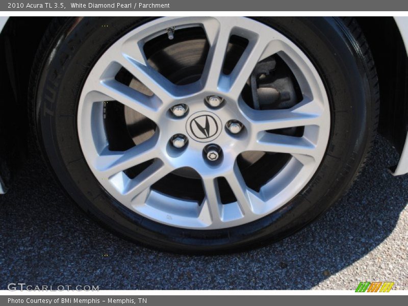 White Diamond Pearl / Parchment 2010 Acura TL 3.5