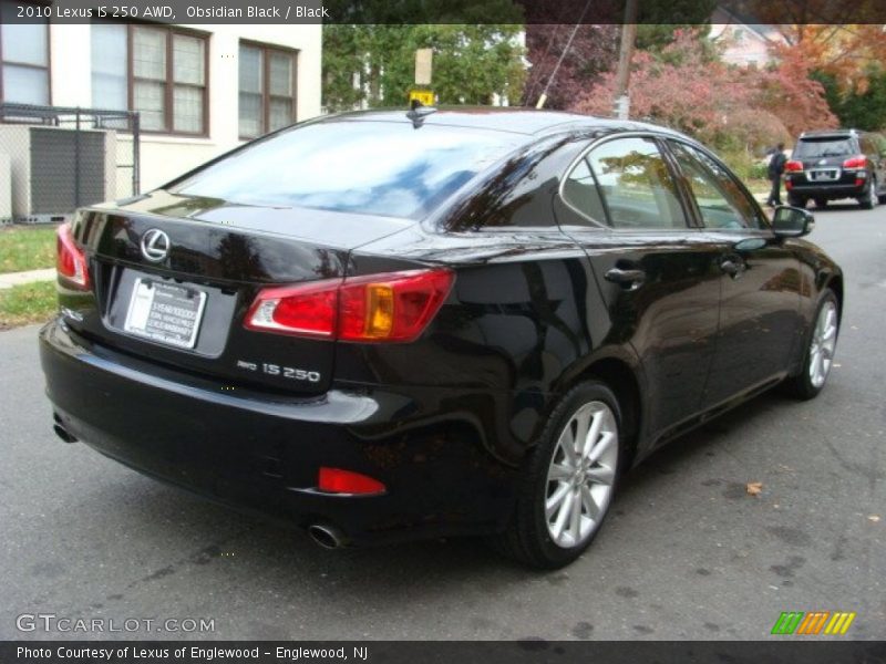 Obsidian Black / Black 2010 Lexus IS 250 AWD