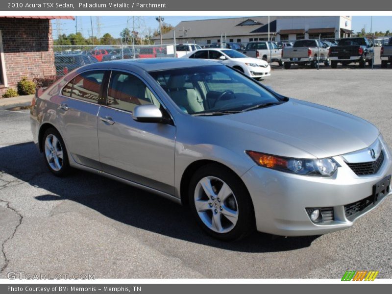 Palladium Metallic / Parchment 2010 Acura TSX Sedan