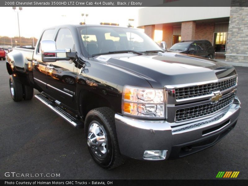 Black / Ebony 2008 Chevrolet Silverado 3500HD LTZ Crew Cab 4x4 Dually