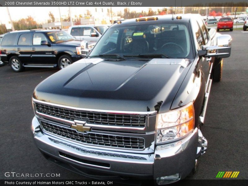 Black / Ebony 2008 Chevrolet Silverado 3500HD LTZ Crew Cab 4x4 Dually