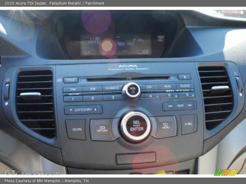 Palladium Metallic / Parchment 2010 Acura TSX Sedan