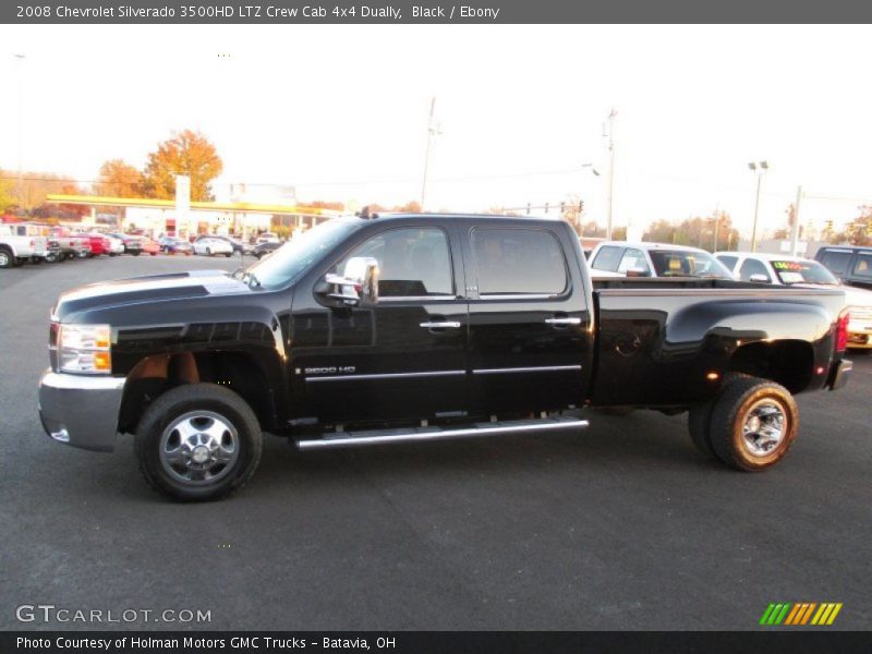 Black / Ebony 2008 Chevrolet Silverado 3500HD LTZ Crew Cab 4x4 Dually