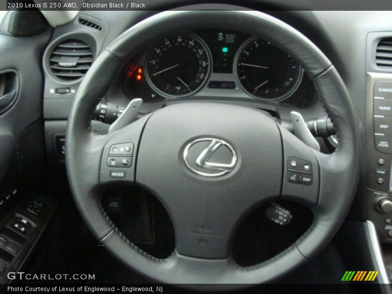 Obsidian Black / Black 2010 Lexus IS 250 AWD