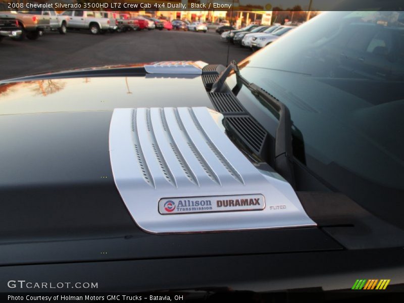 Black / Ebony 2008 Chevrolet Silverado 3500HD LTZ Crew Cab 4x4 Dually