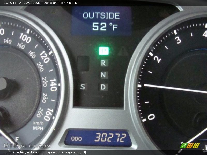 Obsidian Black / Black 2010 Lexus IS 250 AWD