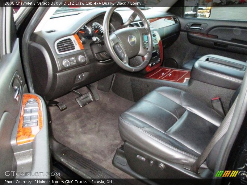 Black / Ebony 2008 Chevrolet Silverado 3500HD LTZ Crew Cab 4x4 Dually