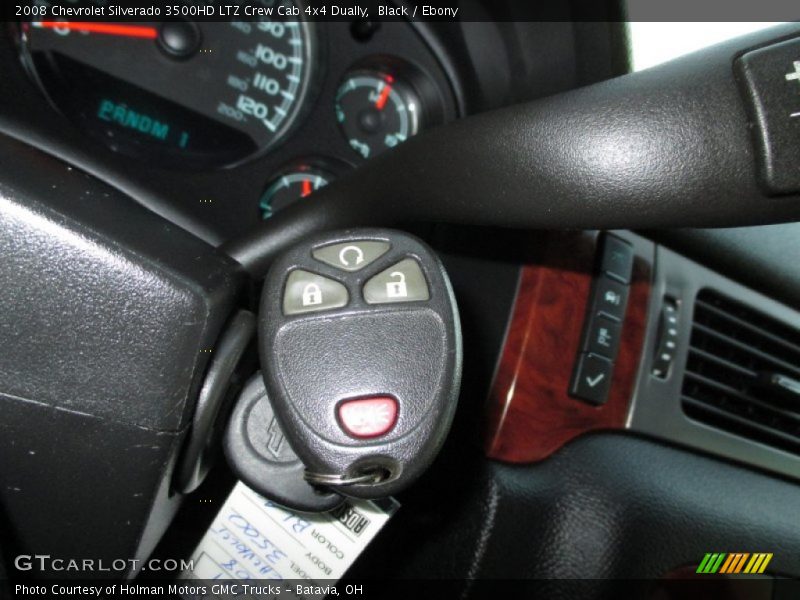 Black / Ebony 2008 Chevrolet Silverado 3500HD LTZ Crew Cab 4x4 Dually