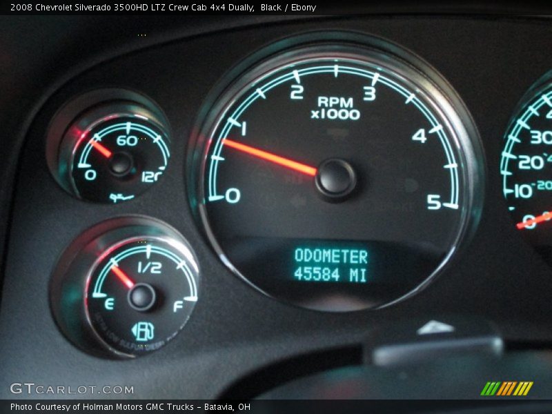 Black / Ebony 2008 Chevrolet Silverado 3500HD LTZ Crew Cab 4x4 Dually