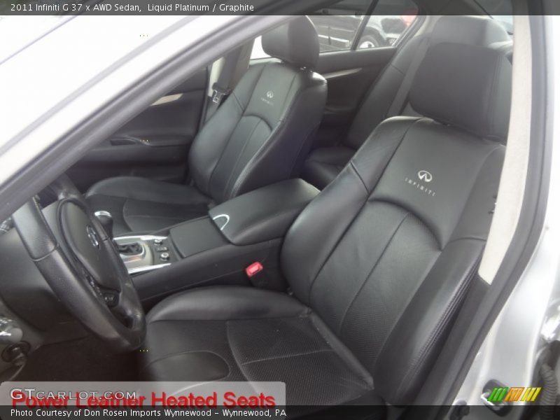Liquid Platinum / Graphite 2011 Infiniti G 37 x AWD Sedan