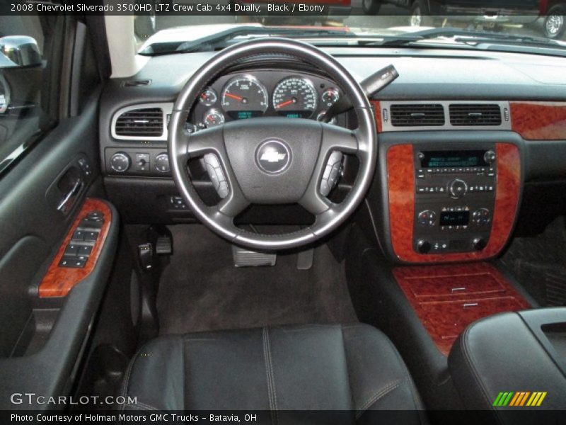 Black / Ebony 2008 Chevrolet Silverado 3500HD LTZ Crew Cab 4x4 Dually