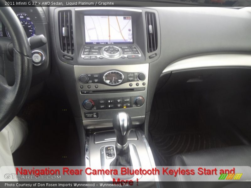 Liquid Platinum / Graphite 2011 Infiniti G 37 x AWD Sedan