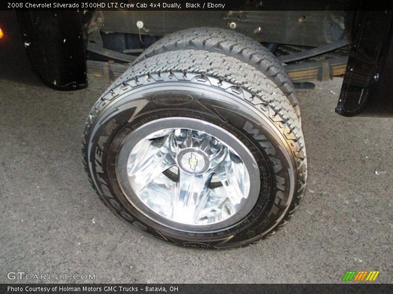 Black / Ebony 2008 Chevrolet Silverado 3500HD LTZ Crew Cab 4x4 Dually