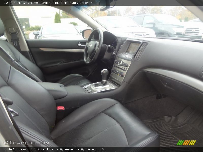Liquid Platinum / Graphite 2011 Infiniti G 37 x AWD Sedan