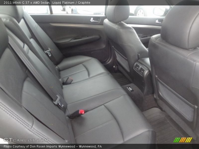 Liquid Platinum / Graphite 2011 Infiniti G 37 x AWD Sedan