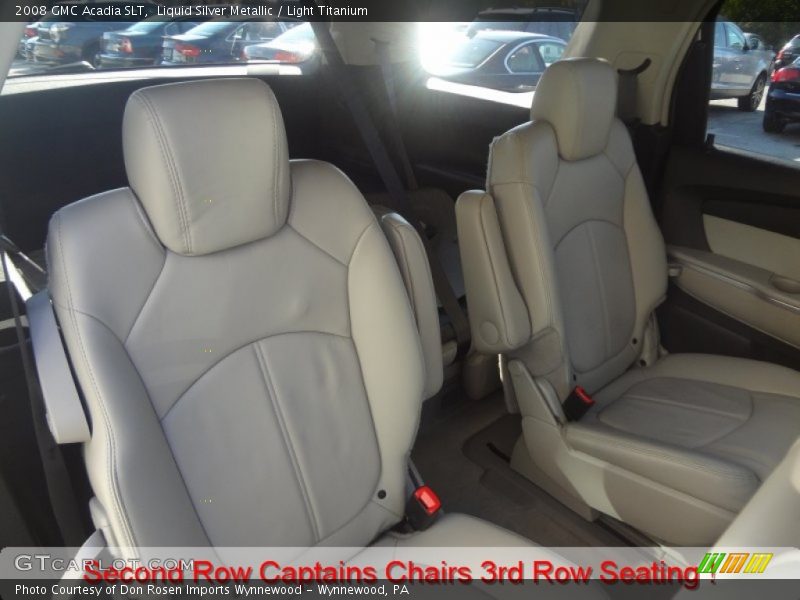 Liquid Silver Metallic / Light Titanium 2008 GMC Acadia SLT