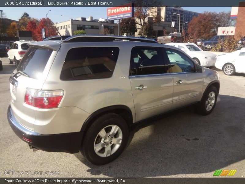 Liquid Silver Metallic / Light Titanium 2008 GMC Acadia SLT