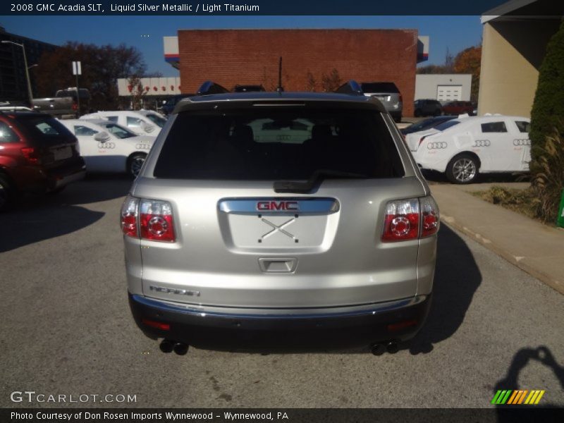 Liquid Silver Metallic / Light Titanium 2008 GMC Acadia SLT