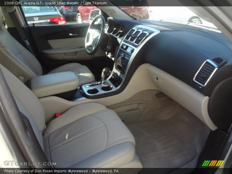 Liquid Silver Metallic / Light Titanium 2008 GMC Acadia SLT