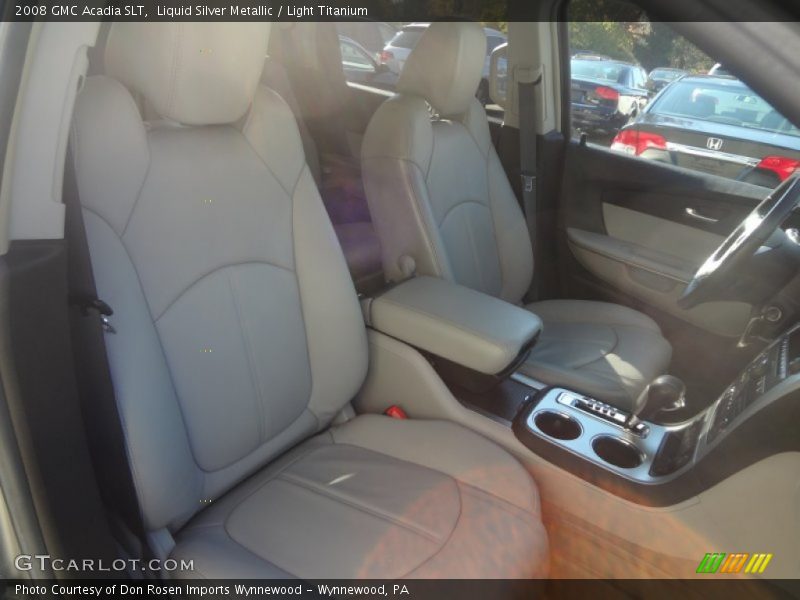 Liquid Silver Metallic / Light Titanium 2008 GMC Acadia SLT