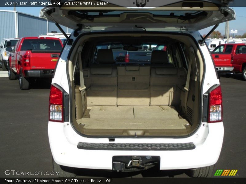 Avalanche White / Desert 2007 Nissan Pathfinder LE 4x4