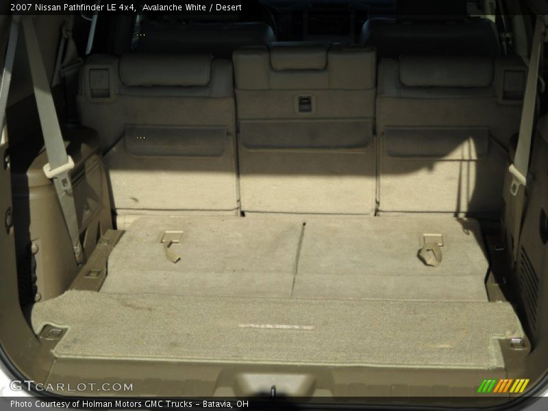 Avalanche White / Desert 2007 Nissan Pathfinder LE 4x4