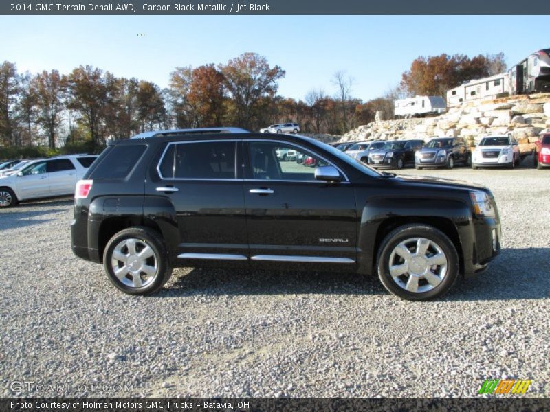 Carbon Black Metallic / Jet Black 2014 GMC Terrain Denali AWD