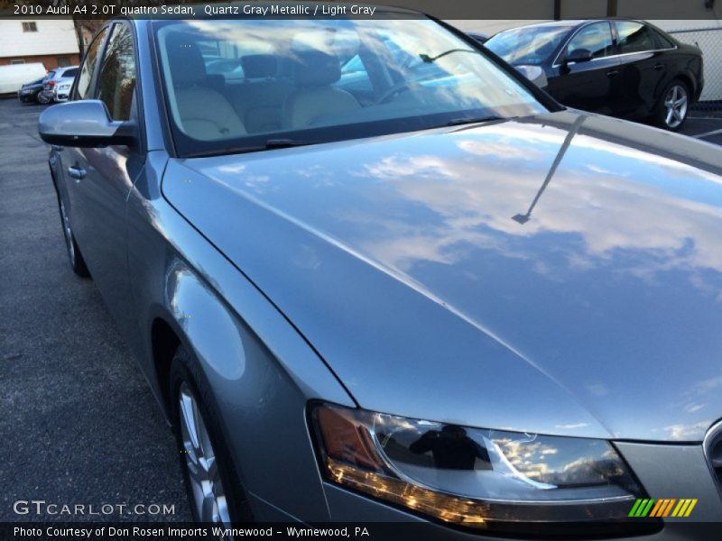 Quartz Gray Metallic / Light Gray 2010 Audi A4 2.0T quattro Sedan