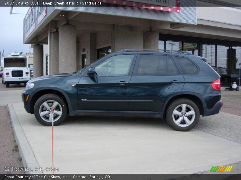 Deep Green Metallic / Sand Beige 2007 BMW X5 3.0si