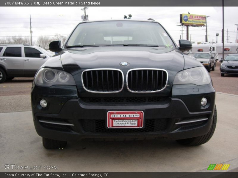 Deep Green Metallic / Sand Beige 2007 BMW X5 3.0si