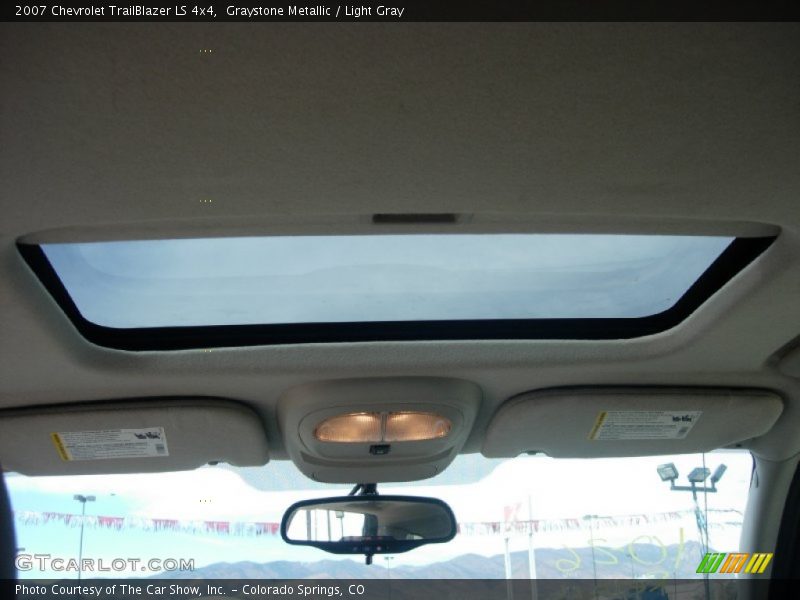 Graystone Metallic / Light Gray 2007 Chevrolet TrailBlazer LS 4x4