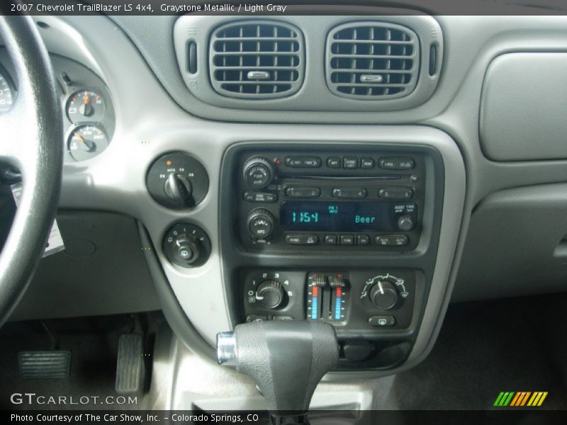 Graystone Metallic / Light Gray 2007 Chevrolet TrailBlazer LS 4x4