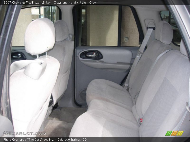 Graystone Metallic / Light Gray 2007 Chevrolet TrailBlazer LS 4x4